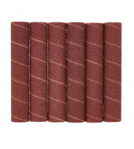 Aluminium Oxide Sanding Sleeves, 19 x 115mm, 80 Grit (Pack of 6)