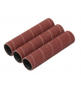 Aluminium Oxide Sanding Sleeves, 25 x 115mm, 80 Grit (Pack of 3)