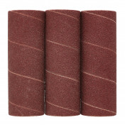 Aluminium Oxide Sanding Sleeves, 38 x 115mm, 80 Grit (Pack of 3)