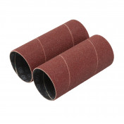 Aluminium Oxide Sanding Sleeves, 50 x 115mm, 80 Grit (Pack of 2)