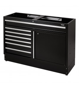 BUNKER Modular Floor Cabinet, 7 Drawer, 1360mm