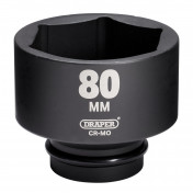 Draper HI-TORQ® Impact Socket, 1 Sq. Dr. 80mm