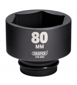 Draper HI-TORQ® Impact Socket, 1 Sq. Dr. 80mm