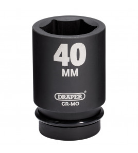 Draper HI-TORQ® Deep Impact Socket, 1 Sq. Dr., 40mm