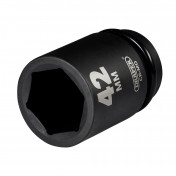 Draper HI-TORQ® Deep Impact Socket, 1 Sq. Dr., 42mm