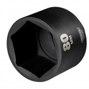 Draper HI-TORQ® Deep Impact Socket, 1 Sq. Dr., 80mm