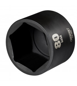 Draper HI-TORQ® Deep Impact Socket, 1 Sq. Dr., 80mm