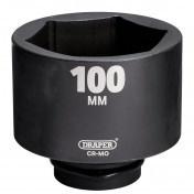 Draper HI-TORQ® Deep Impact Socket, 1 Sq. Dr., 100mm