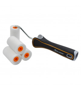 ROLLINGDOG SUPER-EDGE™ Mini High-Density Paint Roller Set, 2/50mm (5 Piece)