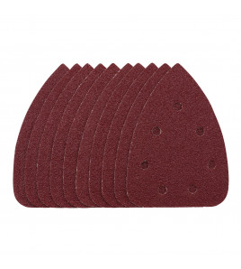 Detail Sanding Sheets with Hook and Loop, 140mm, 40 Grit, SSD6 (Pack of 10)