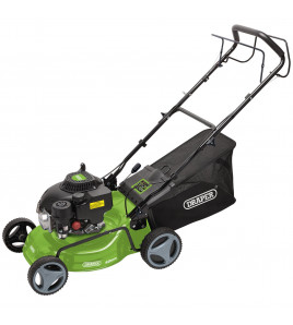 Steel Deck Petrol Lawn Mower, 410mm, 132cc/3.3HP