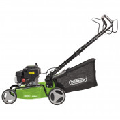 Steel Deck Petrol Lawn Mower, 420mm, 132cc/3.3HP