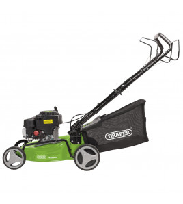 Steel Deck Petrol Lawn Mower, 410mm, 132cc/3.3HP