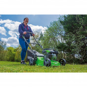 Steel Deck Petrol Lawn Mower, 420mm, 132cc/3.3HP