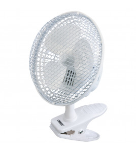 230V Clip-On Desk Fan, 6/150mm, 15W