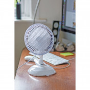 230V Clip-On Desk Fan, 6/150mm, 15W