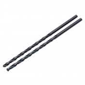 Black HSS Long Drill Bit 3.0 x 100mm (Pack of 2)