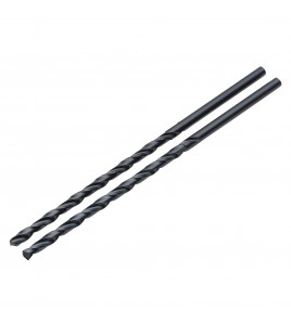Black HSS Long Drill Bit 3.5 x 100mm (Pack of 2)