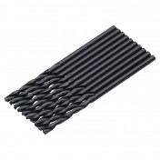 Black HSS Drill Bit, 1.0mm x 34mm (Pack of 10)