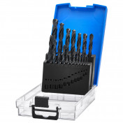 Black HSS Drill Bit Set (19 Piece)