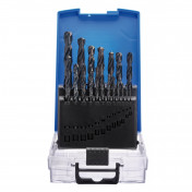 Black HSS Drill Bit Set (19 Piece)