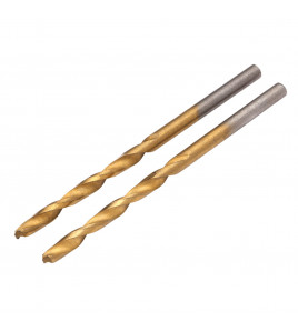 HSS Titanium Nitride Coated Drill Bit, 3 x 61mm (Pack of 2)