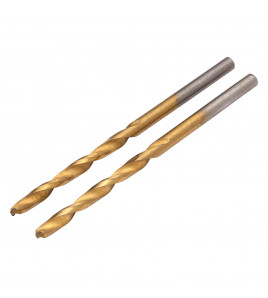 HSS Titanium Nitride Coated Drill Bit, 3.5 x 70mm (Pack of 2)