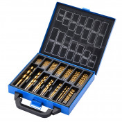 HSS Titanium Nitride Coated Drill Bit Set (99 Piece)