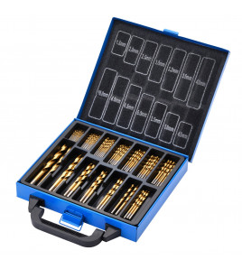 HSS Titanium Nitride Coated Drill Bit Set (99 Piece)