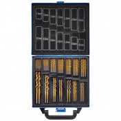 HSS Titanium Nitride Coated Drill Bit Set (99 Piece)