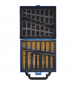 HSS Titanium Nitride Coated Drill Bit Set (99 Piece)