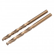 Draper Expert HSSE M35 Cobalt Drill Bit, 4.5mm x 80mm (Pack of 2)