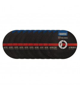 Inox Flat Metal Cutting Discs, 115 x 22.2 x 1.2mm (Pack of 10)