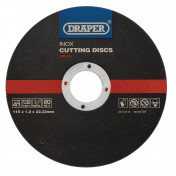 Inox Flat Metal Cutting Discs, 115 x 22.2 x 1.2mm (Pack of 10)