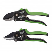 Draper Expert Anvil and Bypass Secateurs Set, 200mm (2 Piece)