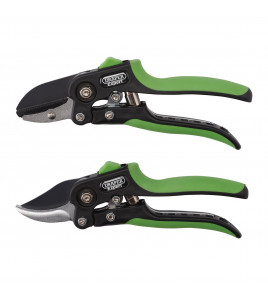 Draper Expert Anvil and Bypass Secateurs Set, 200mm (2 Piece)