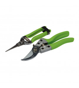 Bypass Pruner and Flower Shear Set (2 Piece)