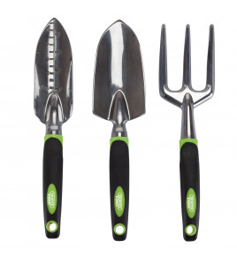 Draper Expert Aluminium Hand Fork and Trowel Set (3 Piece)