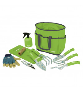 Garden Tool Set with Floral Pattern (11 Piece)