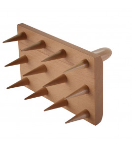 Draper Heritage Wooden Multi-Seed Tray Dibber with 12 Prongs, 120mm x 200mm