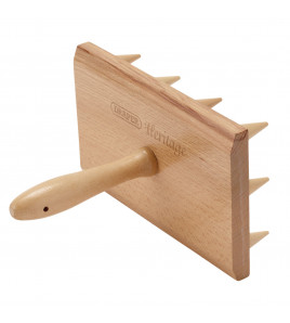 Draper Heritage Wooden Multi-Seed Tray Dibber with 12 Prongs, 120mm x 200mm