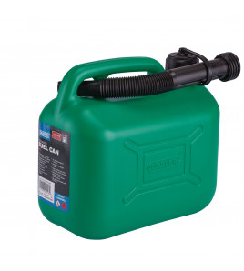 Plastic Fuel Can, 5L, Green