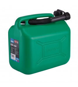 Plastic Fuel Can, 10L, Green