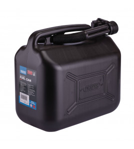 Plastic Fuel Can, 10L, Black