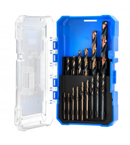 HSS Turbo Titanium Drill Bit Set (15 Piece)