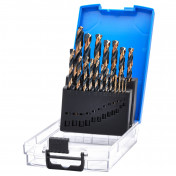 HSS Turbo Titanium Drill Bit Set (19 Piece)