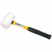 Non-Marking Rubber Head Mallet with Fibreglass Shaft, 680g/24oz