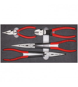 KNIPEX 00 20 01 V16 Set Of Pliers In a Foam Tray, 4 Parts