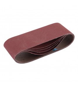 Cloth Sanding Belt, 100 x 610mm, Assorted Grit (Pack of 5)