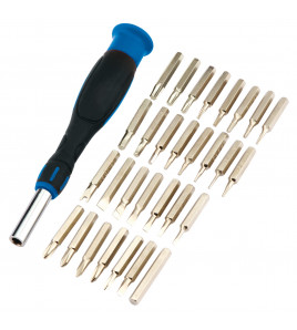 Soft Grip Precision Screwdriver & Bit Set (31 Piece)